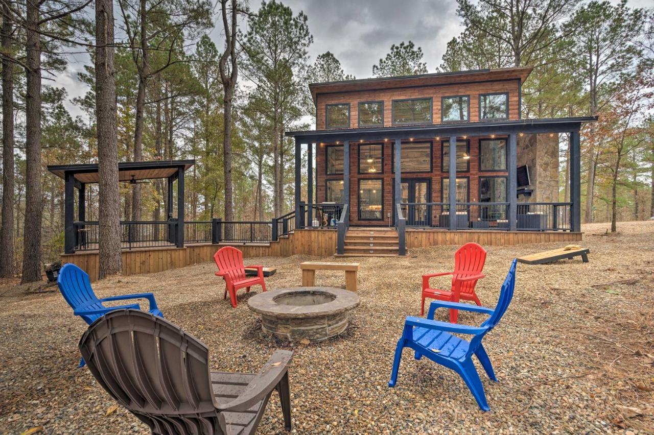 Luxury Cabin In The Woods With Hot Tub And Yard Games! Broken Bow Exteriér fotografie