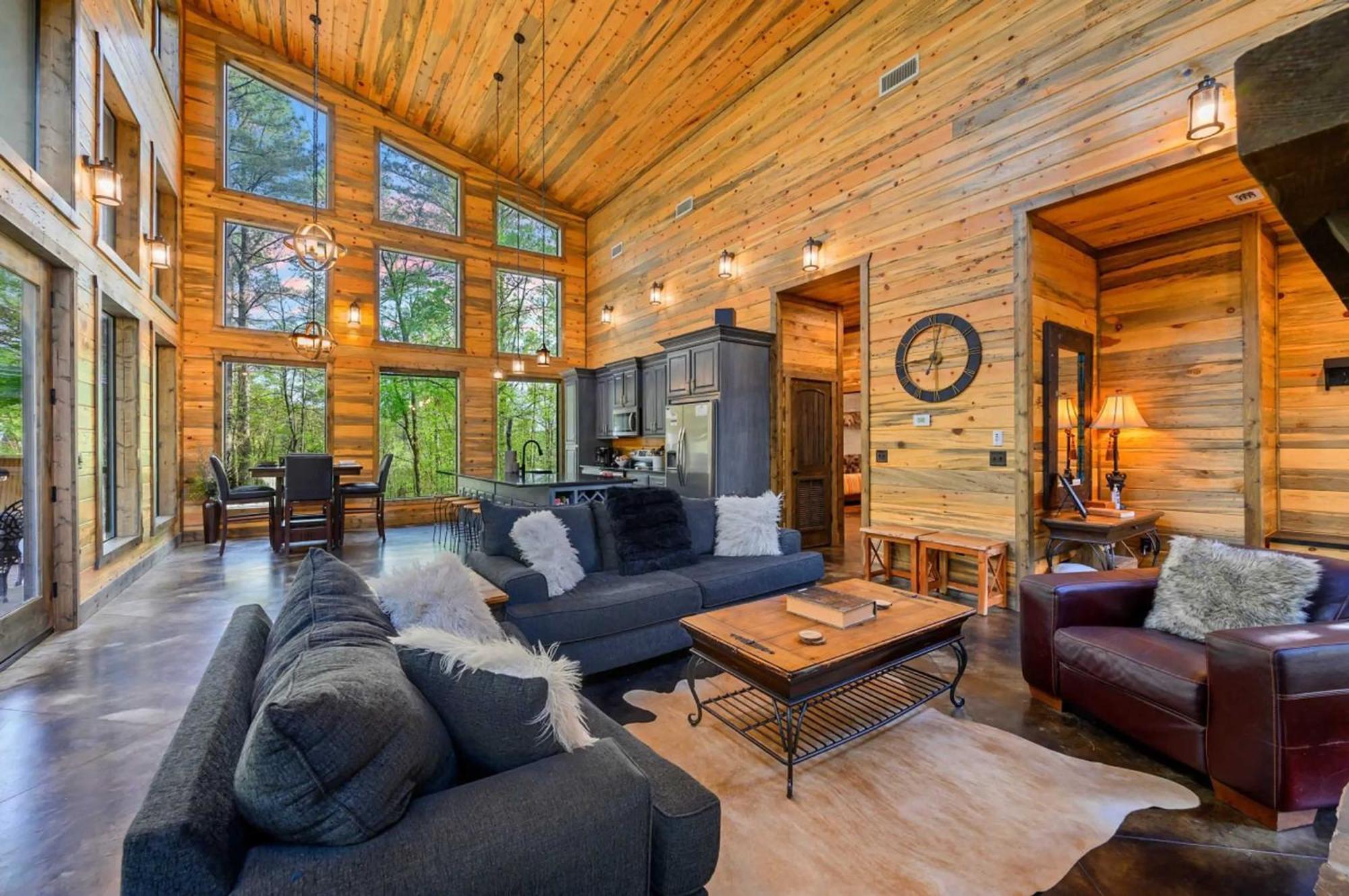 Luxury Cabin In The Woods With Hot Tub And Yard Games! Broken Bow Exteriér fotografie